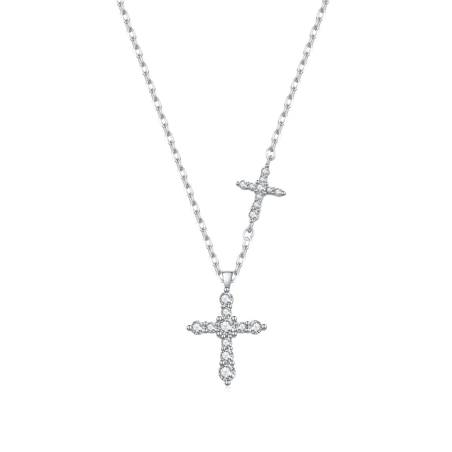 Collier croix argent femme cadeau écrin | Célestine