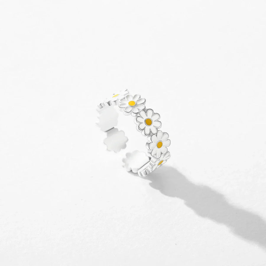 Bague Paquerette Argent Femme | Bague Marguerite
