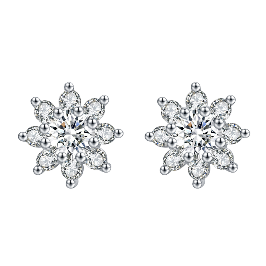 Boucles d’Oreilles Fleurs