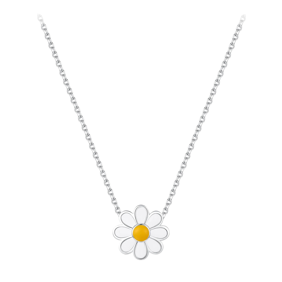 Collier Paquerette | Collier Argent Pour Femme | Pendentif