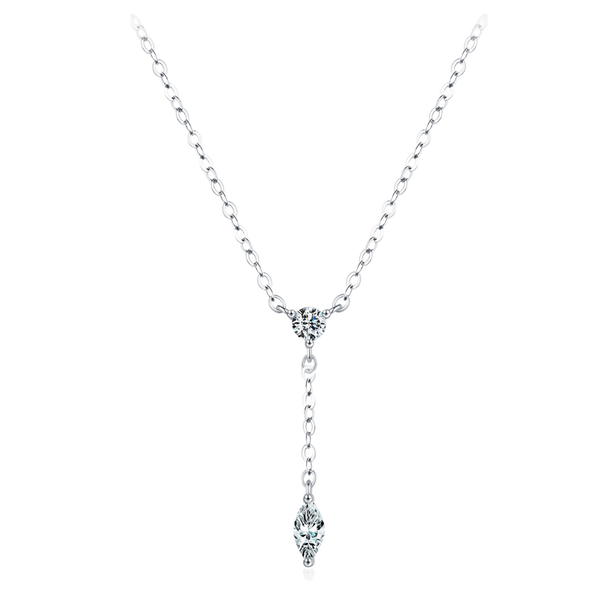 Collier Cravate Argent