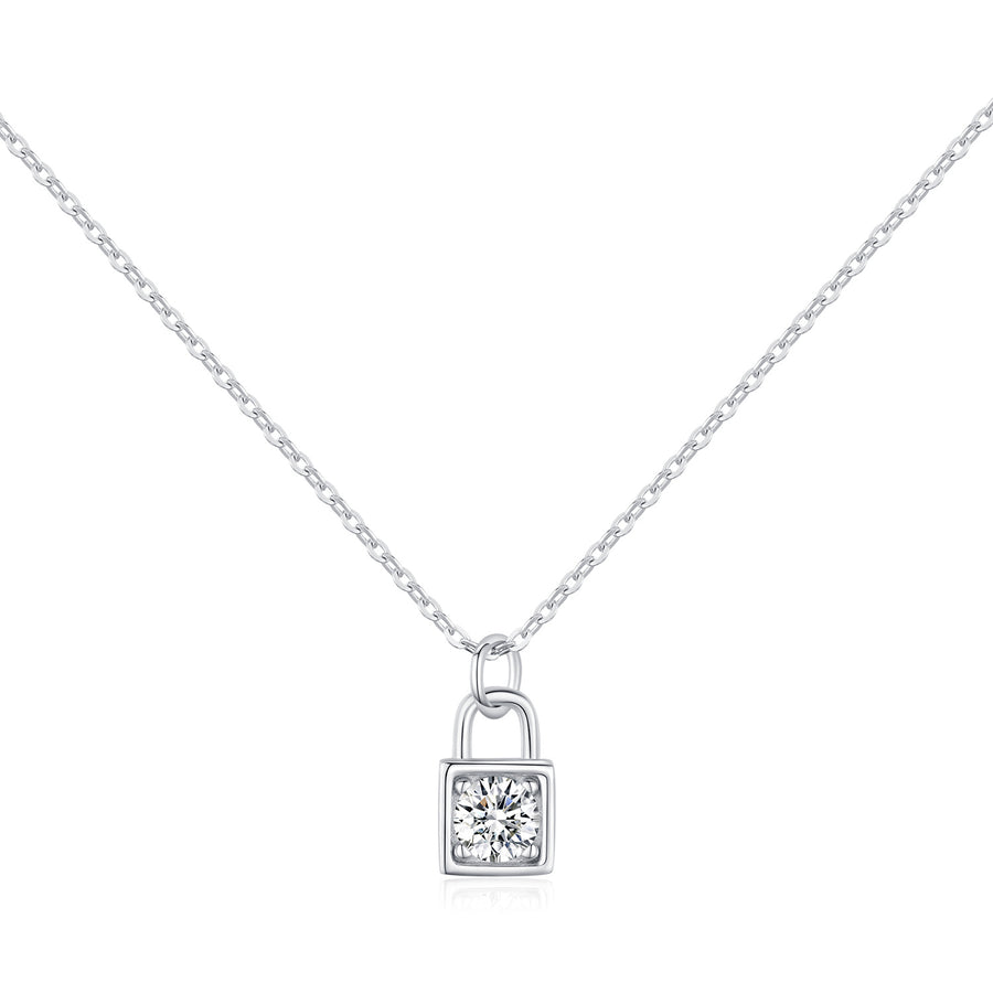 Pendentif en Argent 925 Taille Diamant Style Luxe Léger