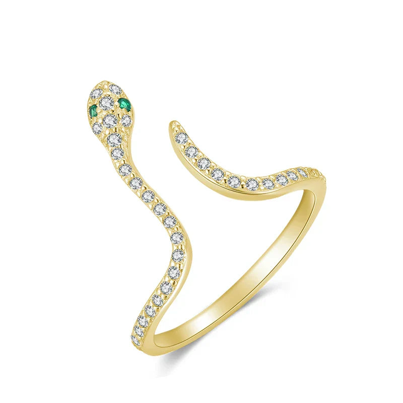 Bague Serpent Argent Réglable | Bijoux Femme
