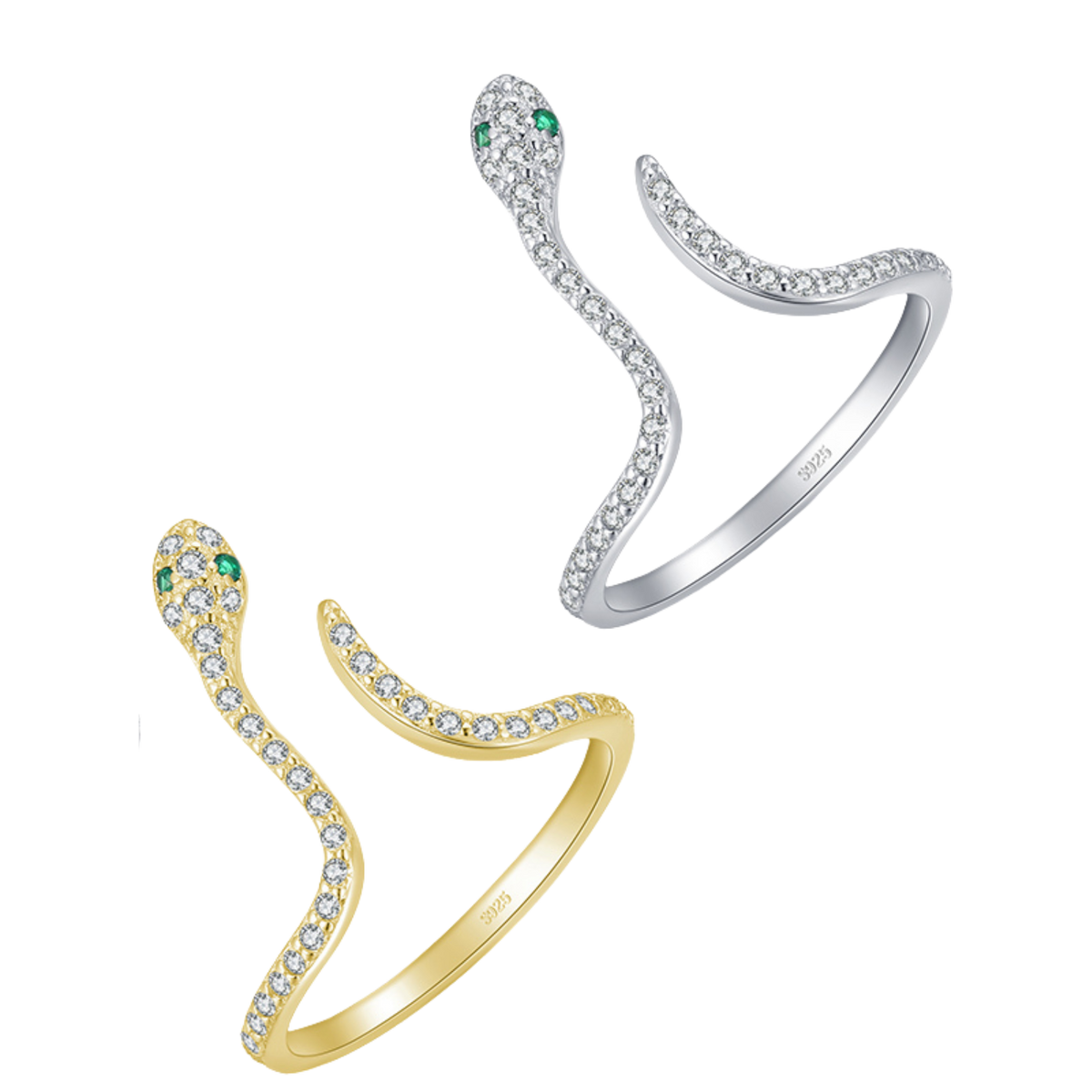 Bague Serpent Argent Réglable | Bijoux Femme