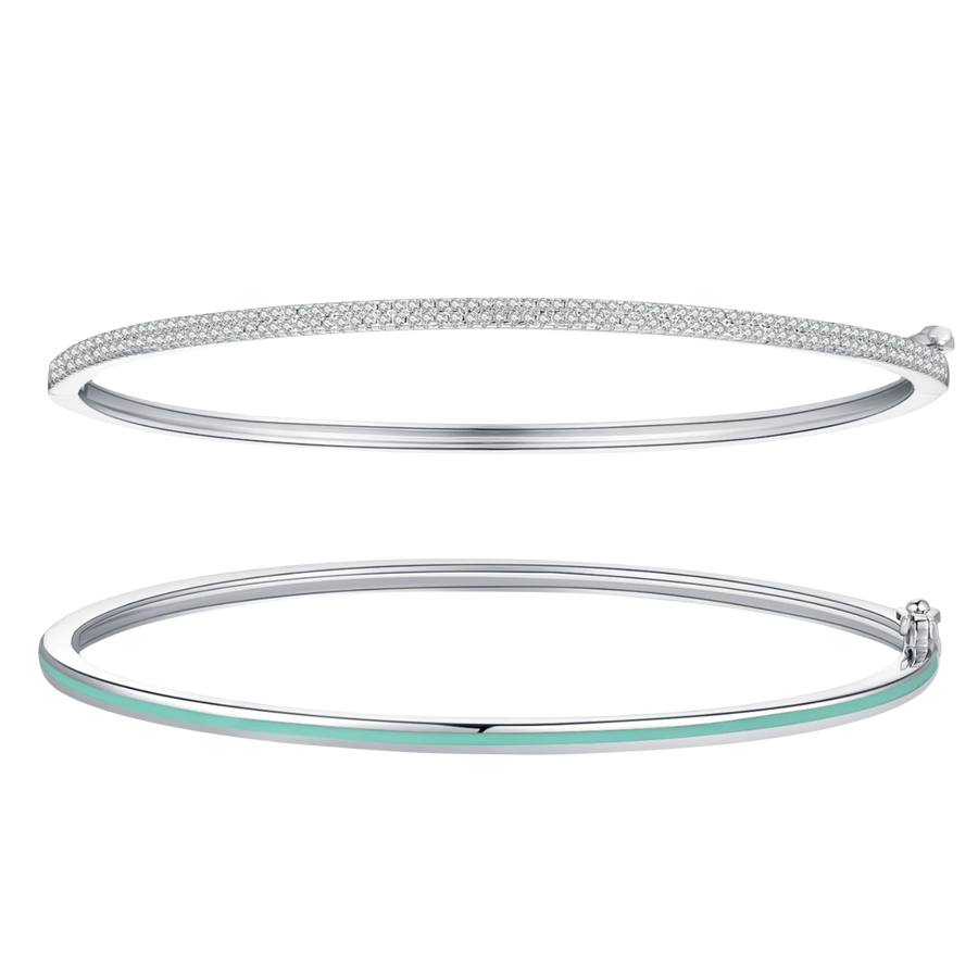 Bangle Jonc Argent pour Femme | Bracelet jonc