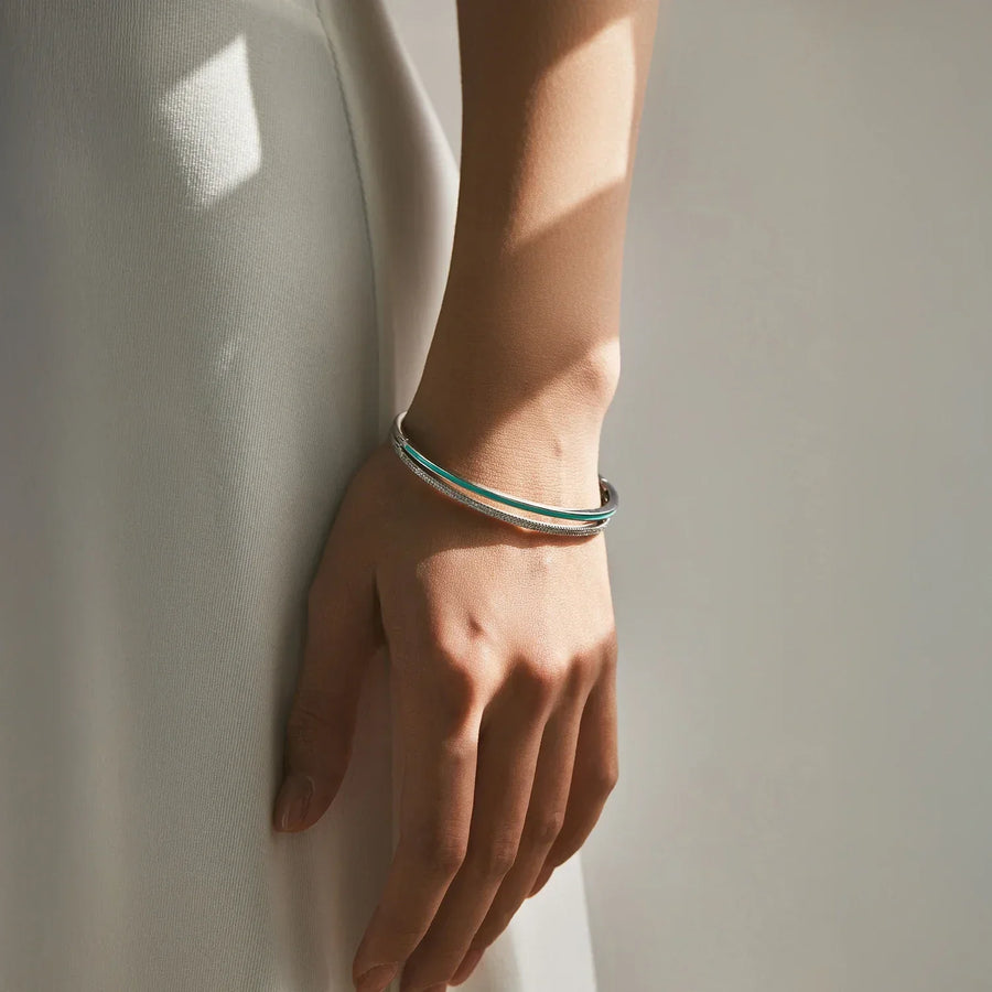 Bangle Jonc Argent pour Femme | Bracelet jonc