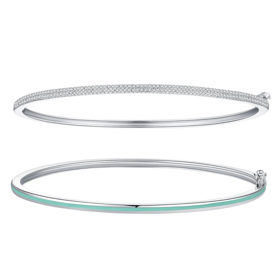 Bangle Jonc Argent pour Femme | Bracelet jonc