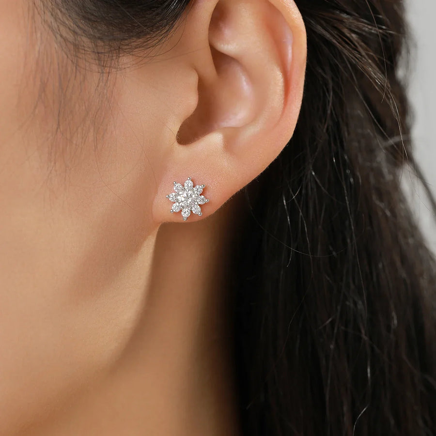 Boucles d’Oreilles Fleurs