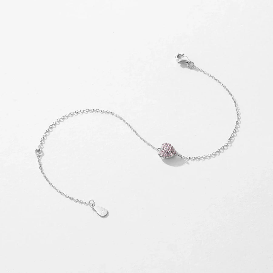 Bracelet Argent Femme Coeur | Bracelet Argent