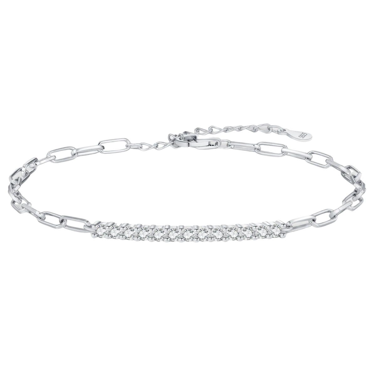 Bracelet Argent Femme Moissanite | Bijoux Femme