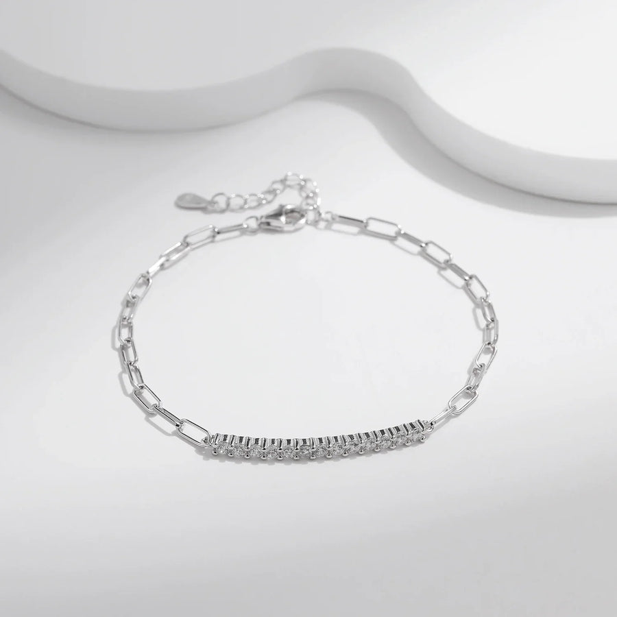 Bracelet Argent Femme Moissanite | Bijoux Femme
