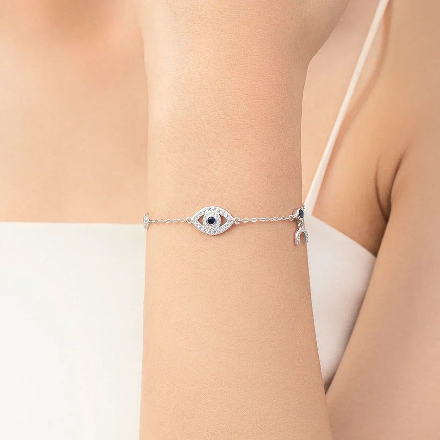 Bracelet Argent Femme | Bracelet Talisman Protection