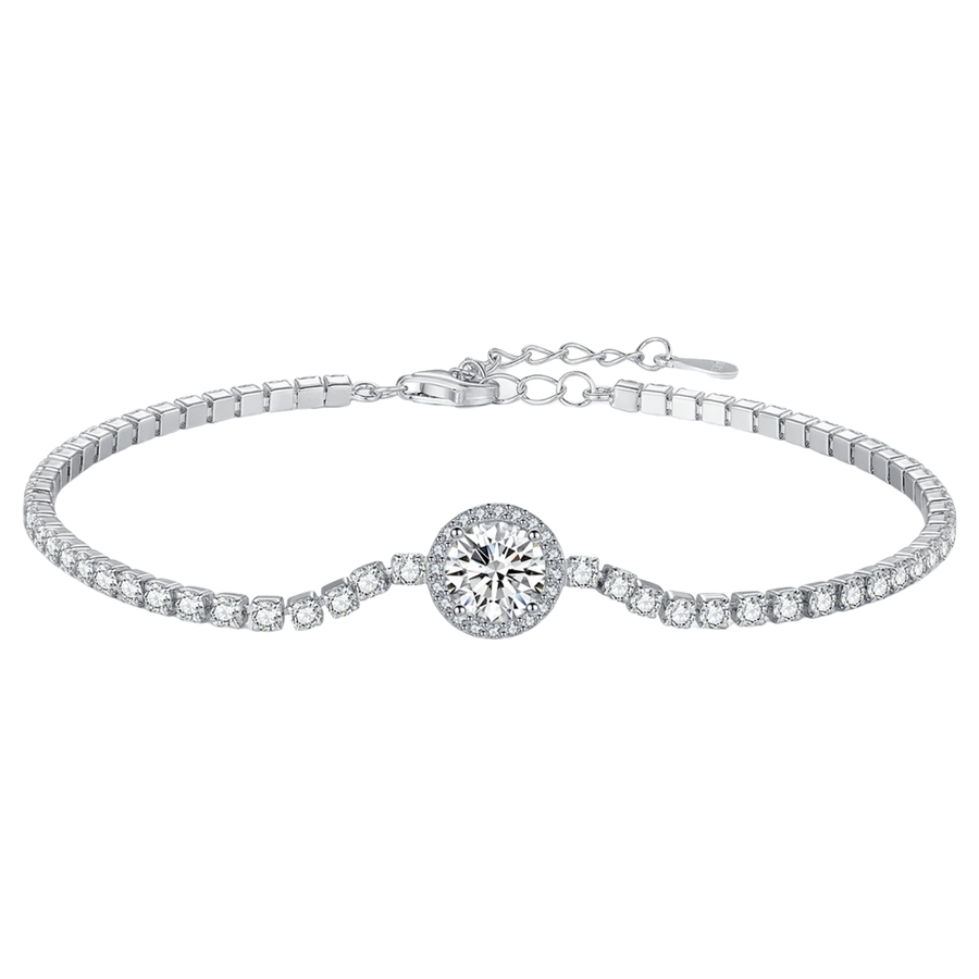 Bracelet Argent Femme Tennis