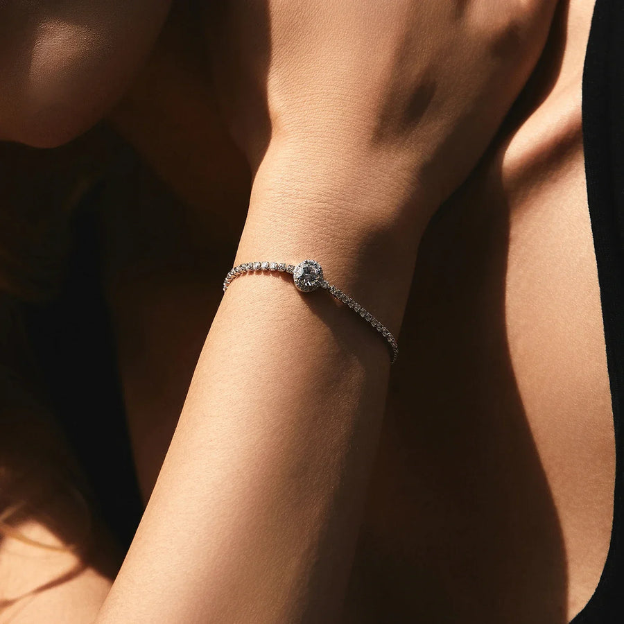 Bracelet Argent Femme Tennis