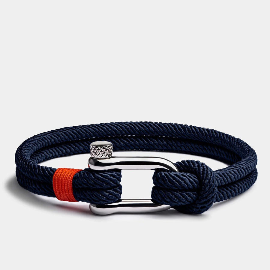 Bracelet Cordon Homme Bleu Marine | Bijoux Homme