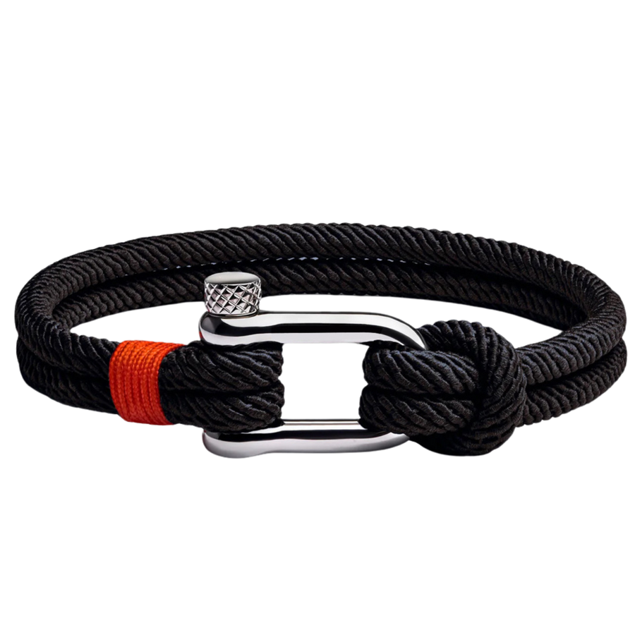 Bracelet Cordon Homme Noir | Bijoux Homme
