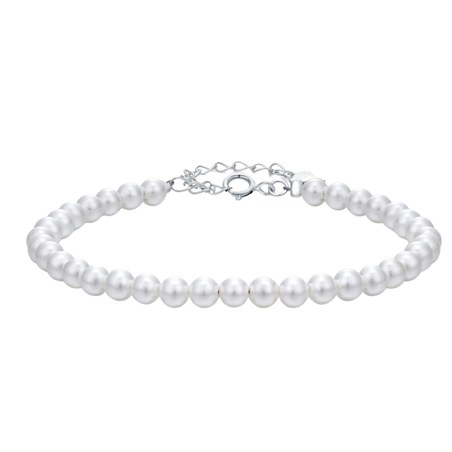 Bracelet Perles Argent | Bracelet Femme
