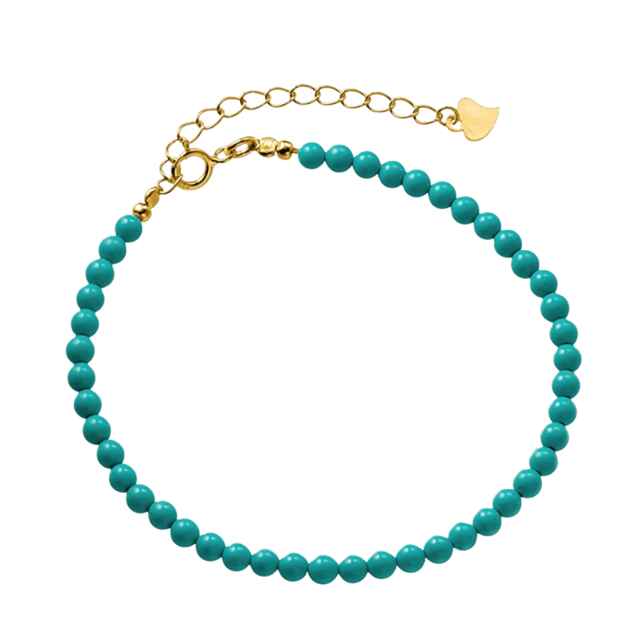 Bracelet Perles Turquoise Argent 925 | Bijoux Femmes