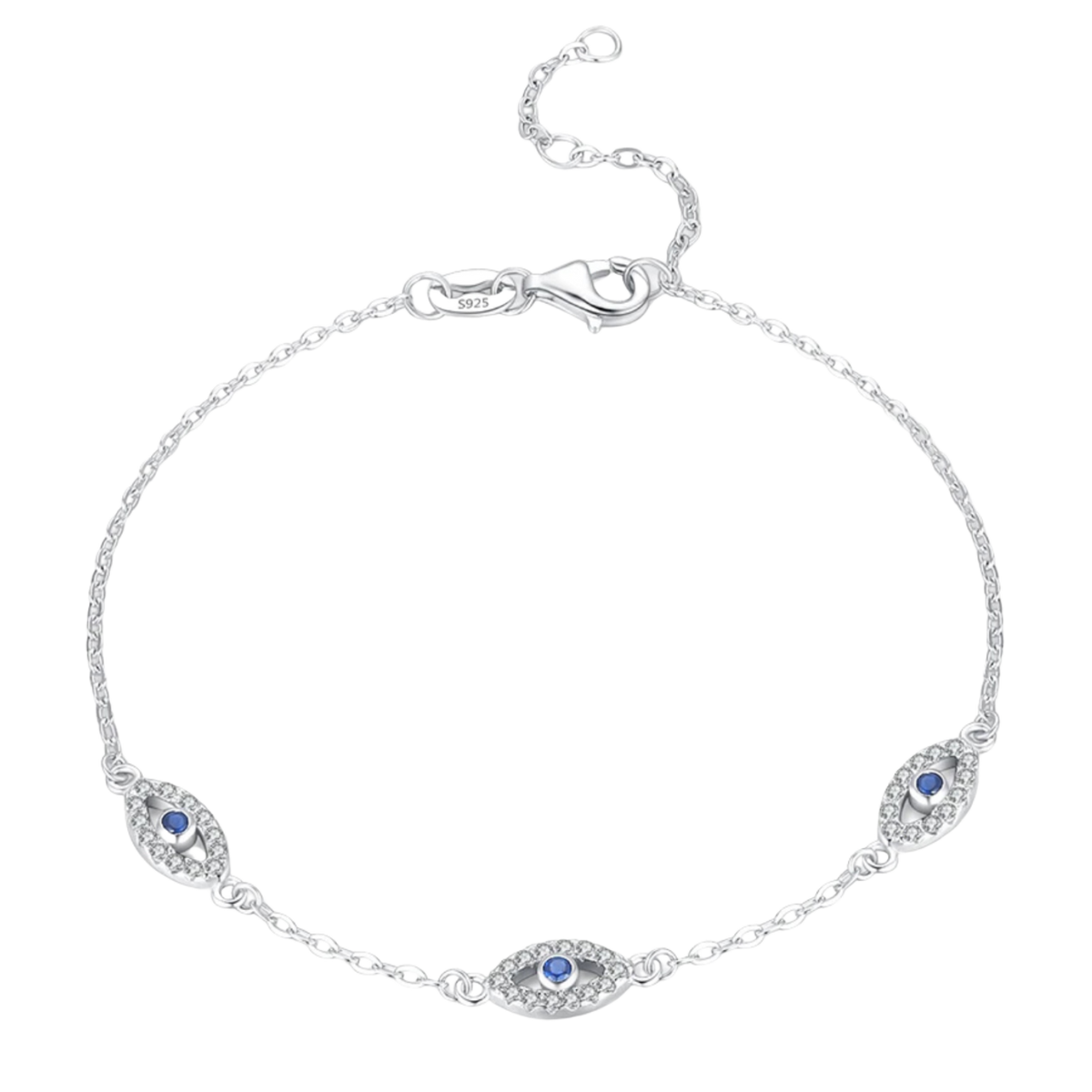 Bracelet Protection Femme Oeil | Bracelet Argent Femme