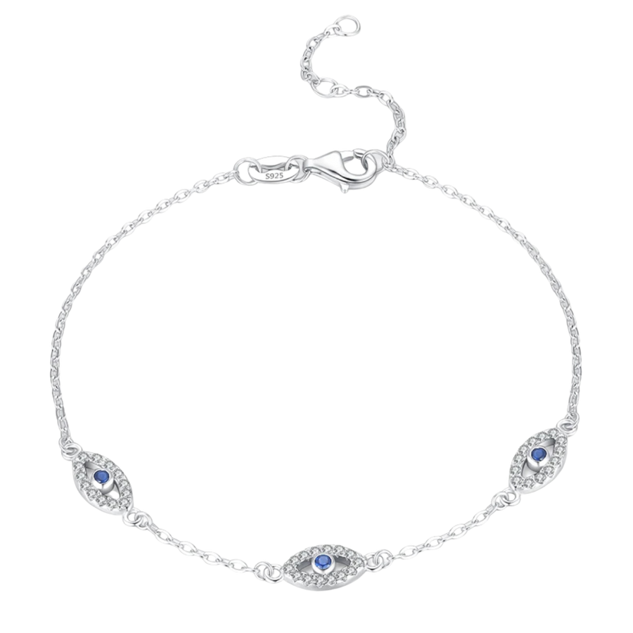 Bracelet Protection Femme Oeil | Bracelet Argent Femme