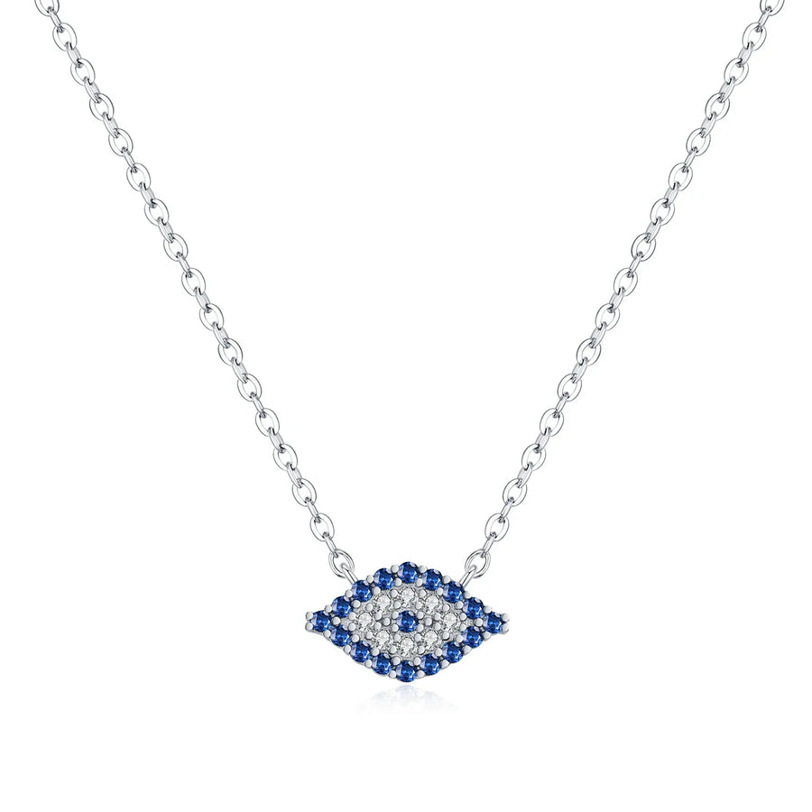 Collier Argent Femme Oeil