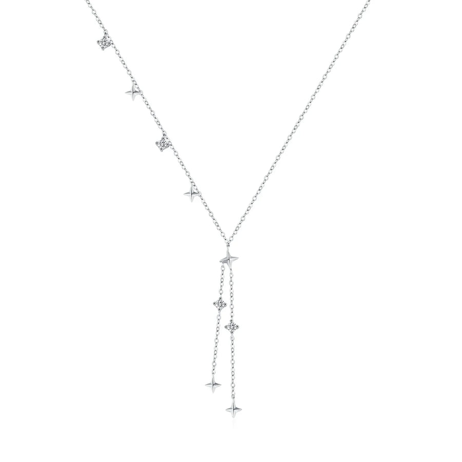 Collier Femme Argent Cravate Etoile