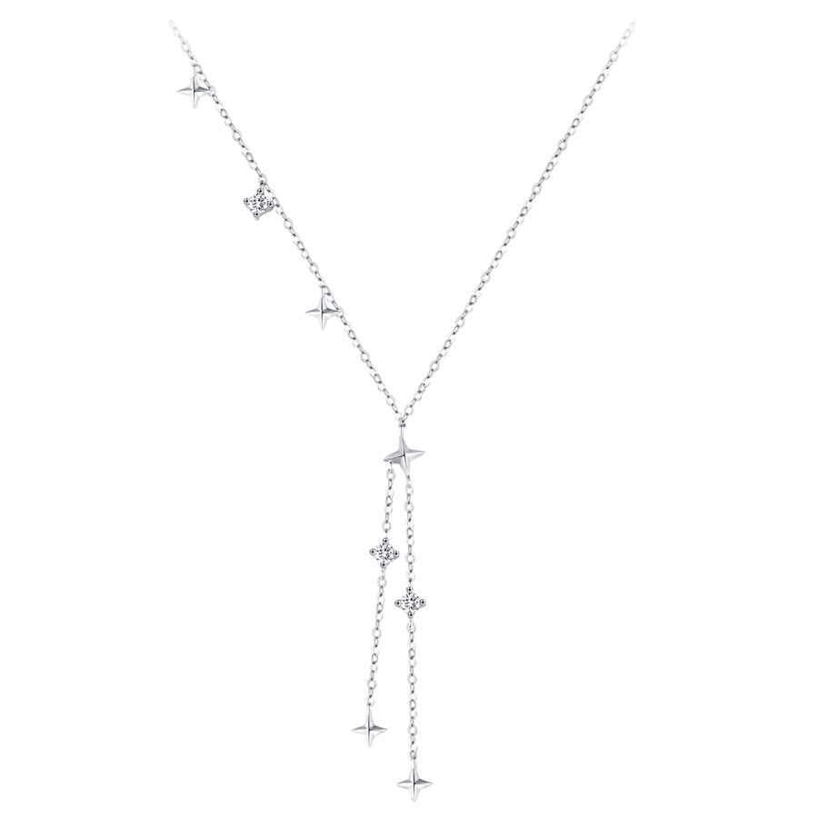 Collier Femme Argent Cravate Etoile