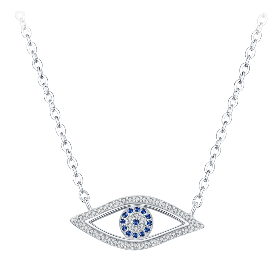 Collier Protection Mauvais Oeil Argent