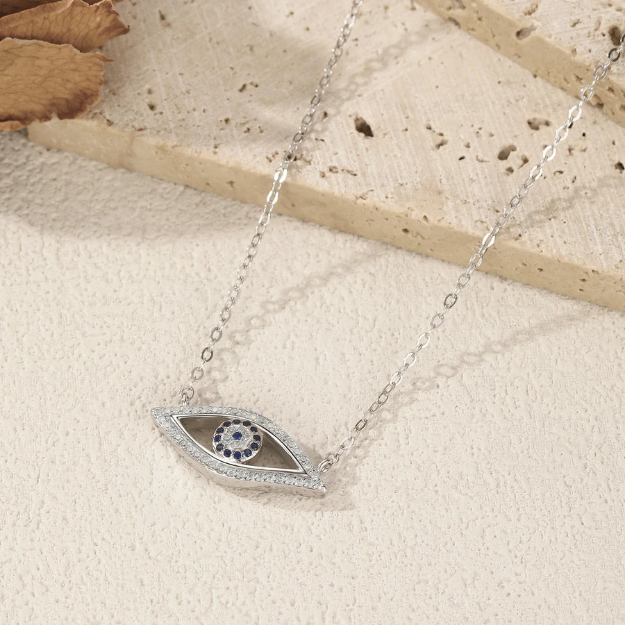 Collier Protection Mauvais Oeil Argent